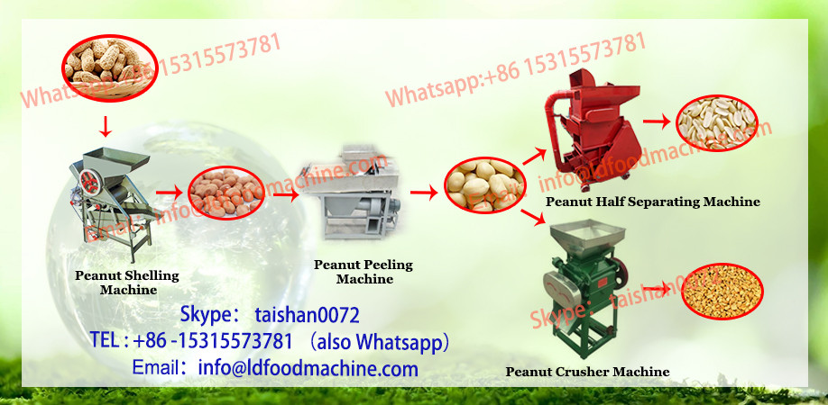Energy Conservation up to 15% User friendly design peanut shell removing/husking machine exhibited at Canton fair