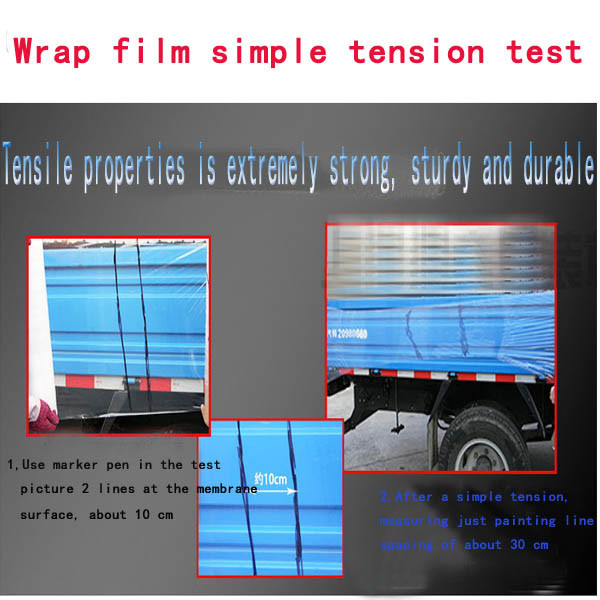 canton fair lldpe plastic foil packaging Roll stretch wrap film 50cm x 20mic