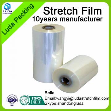 Casting Transparent Polyethylene Jumbo Roll Pallet Wrap LLDPE Machine Stretch Film