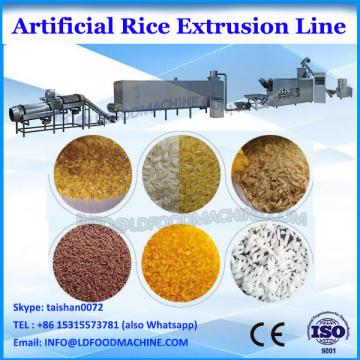 Thin and long nutritional rice processing line