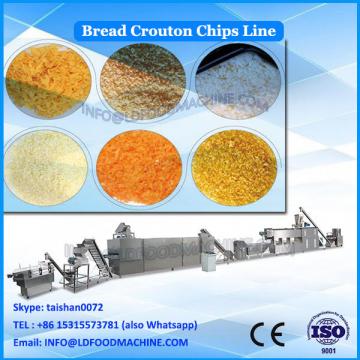 Automatic bread pan / Crouton / corn curls snack food production line for sale