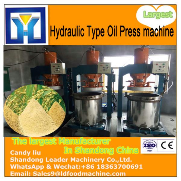 10kg/h cold hydraulic oil press machine/semi-automatic hydraulic oil expeller #1 image