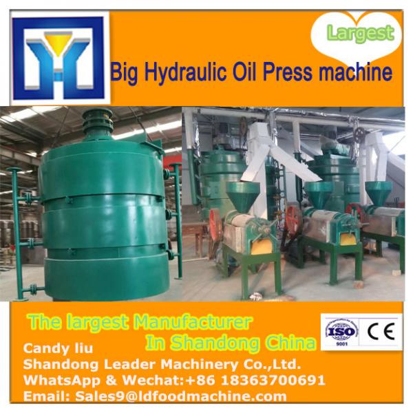 250-300KG/H Big Hydraulic cold pressed argan oil press machine, home olive oil cold press machine #3 image