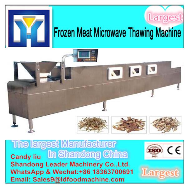 China supplier conveyor belt microwave thawing machine for chicken #3 image