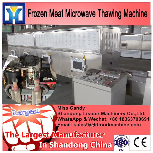 China supplier conveyor belt microwave thawing machine for chicken #2 image