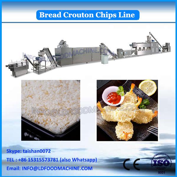 Automatic Savory bread crouton / rusks / corn puffed snacks food production line with CE ISO #3 image
