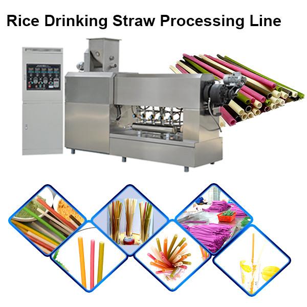 Factory High Speed Disposable Biodegradable Drinking Straw Making Machine #3 image